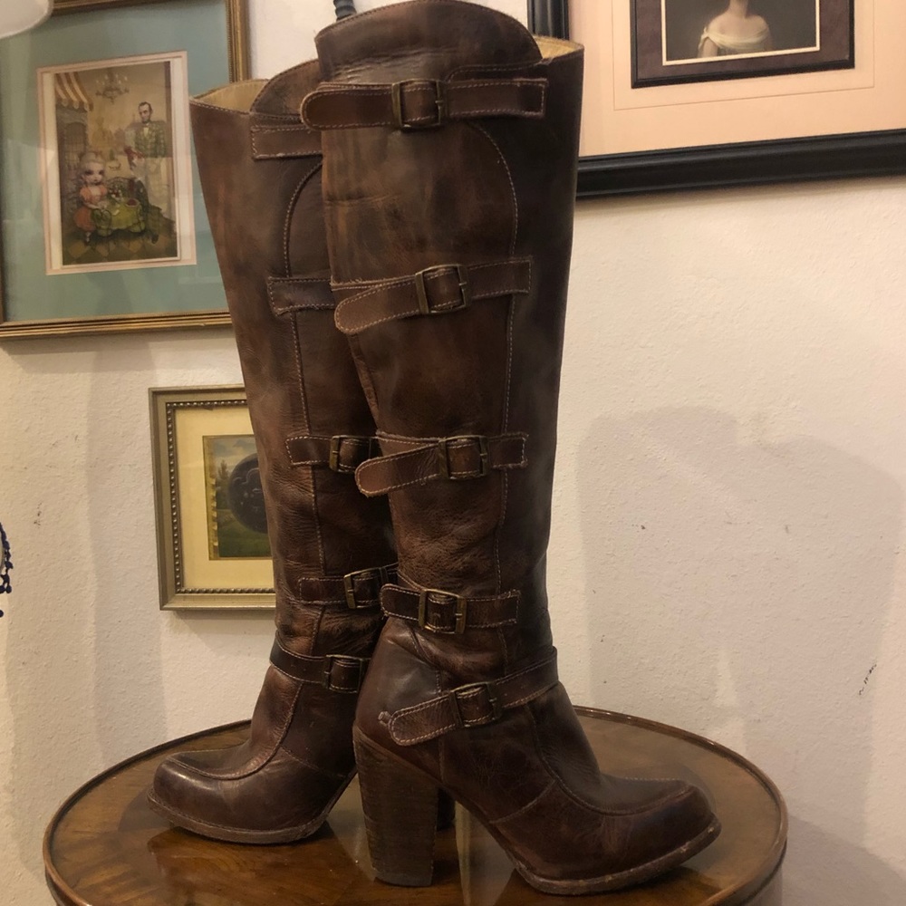 Bed Stu Statute Cobbler Tall Boots